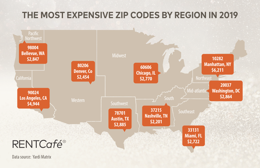 Here are the most expensive ZIP codes for renters HousingWire