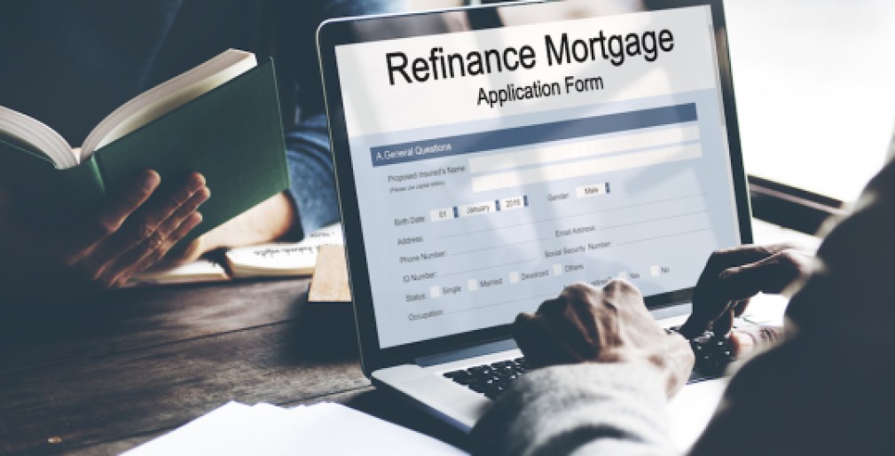 Refinance Mortgage Application Form Concept