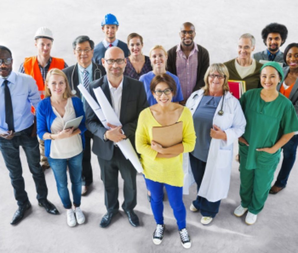 Diverse Multiethnic People with Different Jobs