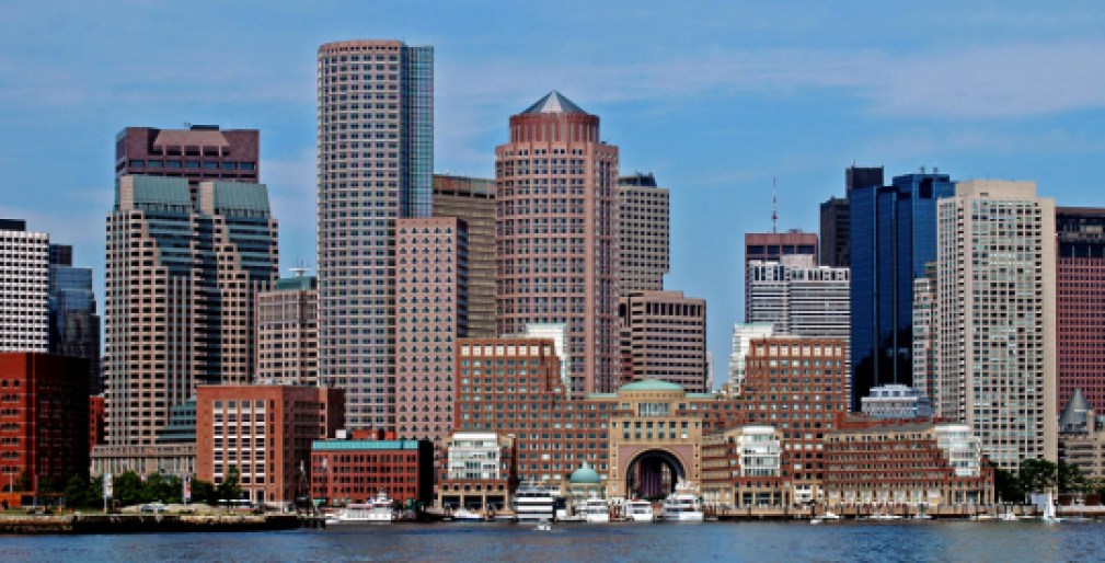 Boston City Skyline