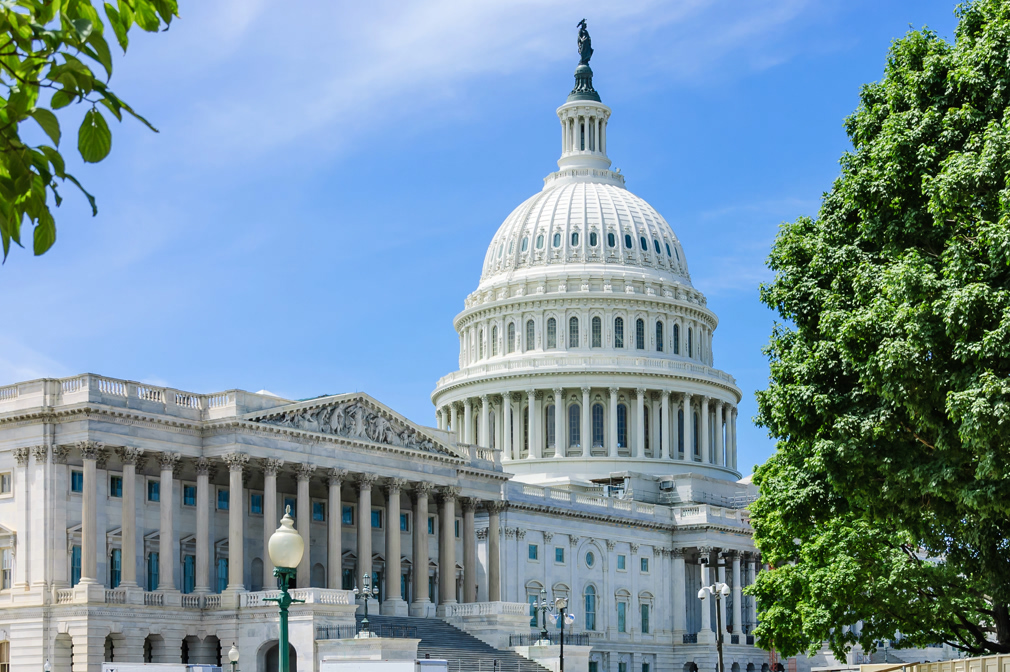 Capitol and house of Representatives