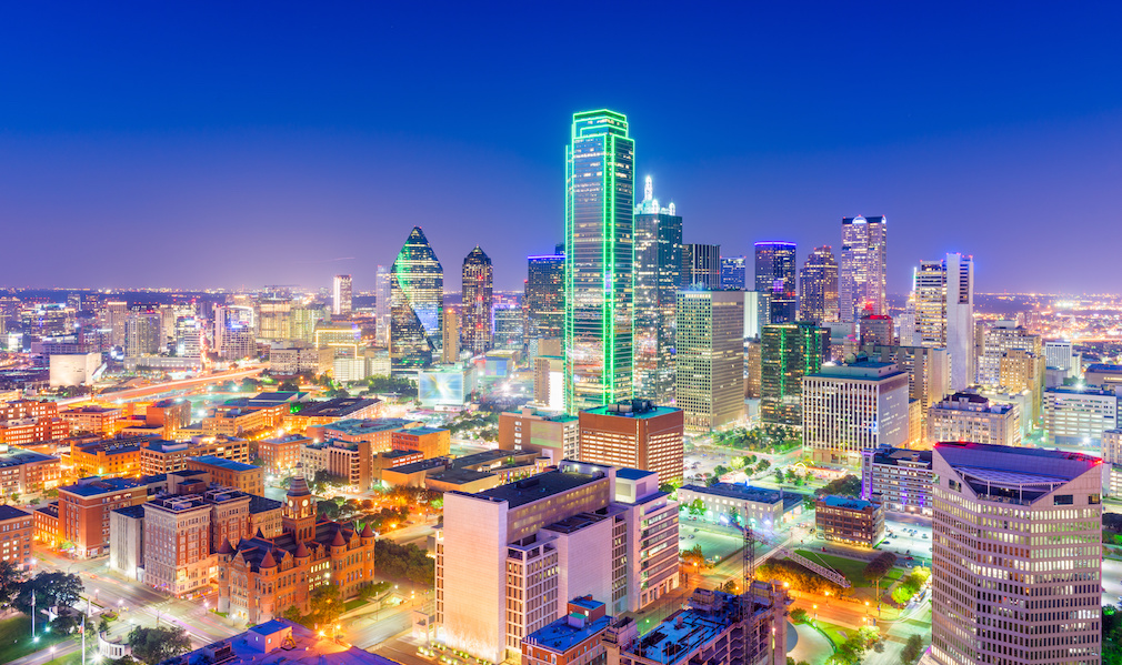 Dallas, Texas, USA Skyline at twilight