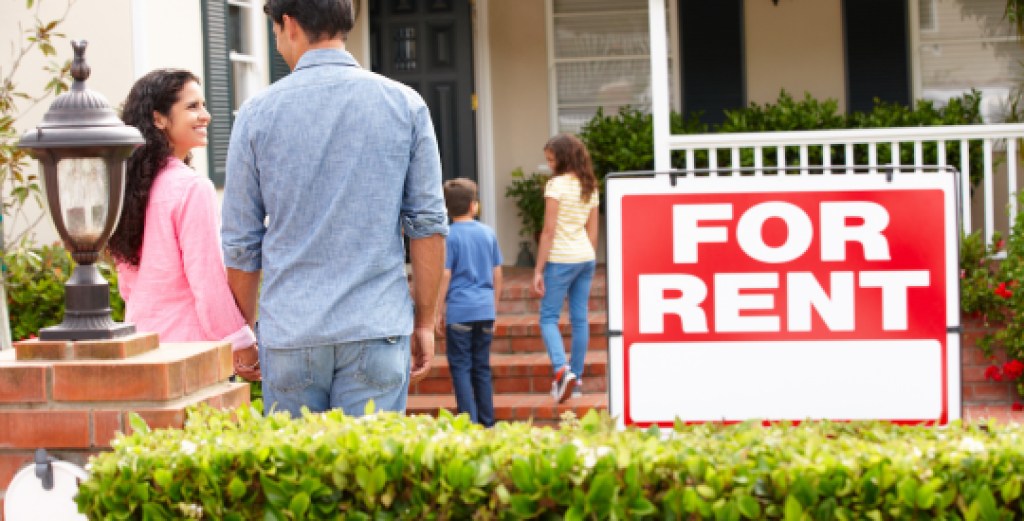 Family outside home for rent