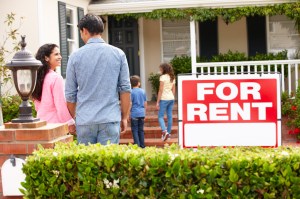 Family outside home for rent