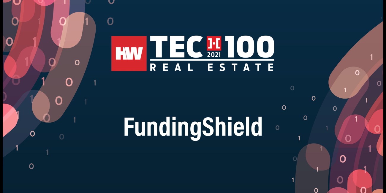 FundingShield-2021 Tech100 winners -Real Estate