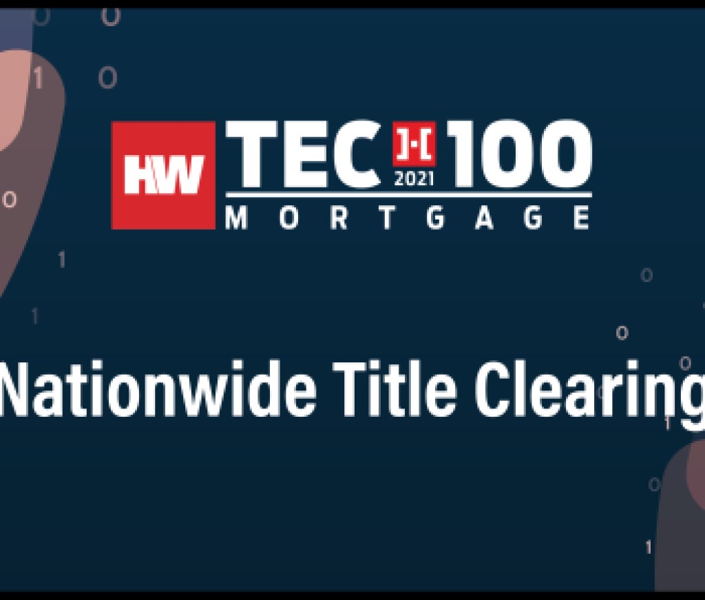 Nationwide Title Clearing-2021 Tech100 winners-mortgage