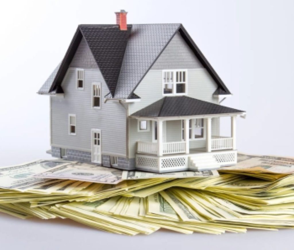 mortgage-house-on-stack-of-money