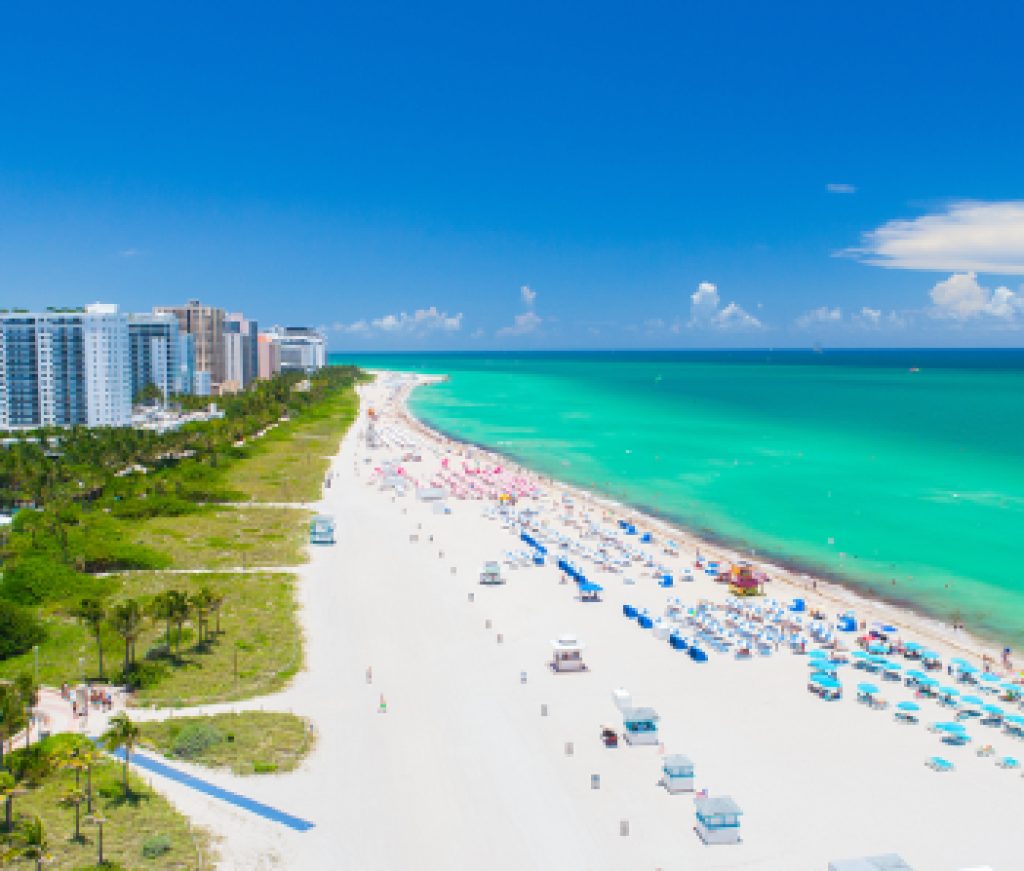 South Beach view, Miami, Florida