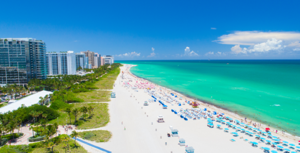 South Beach view, Miami, Florida