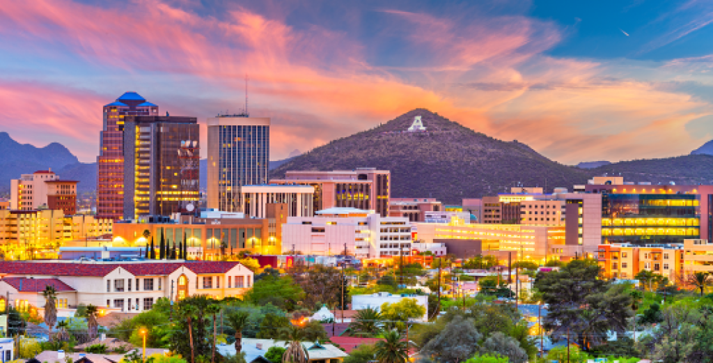 Featured Image_Arizona Real Estate Schools_Tucson Arizona skyline