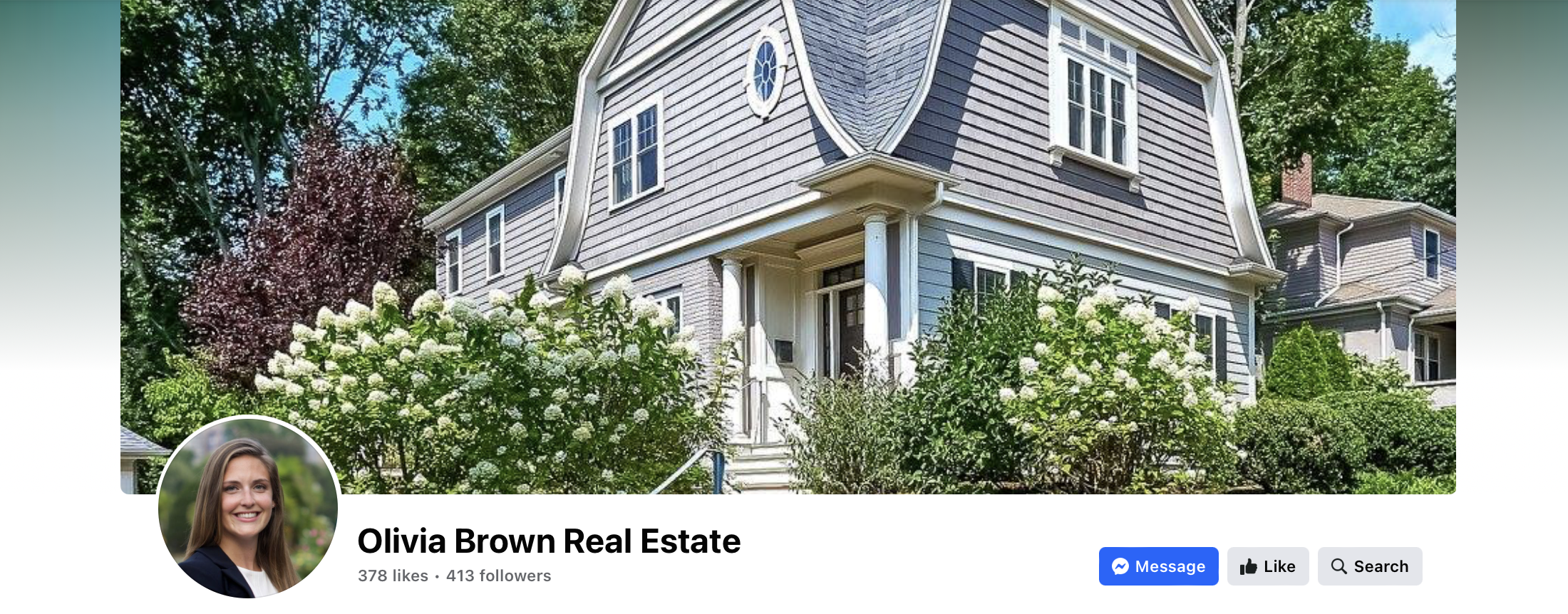 Olivia Brown Real Estate - Facebook page cover image